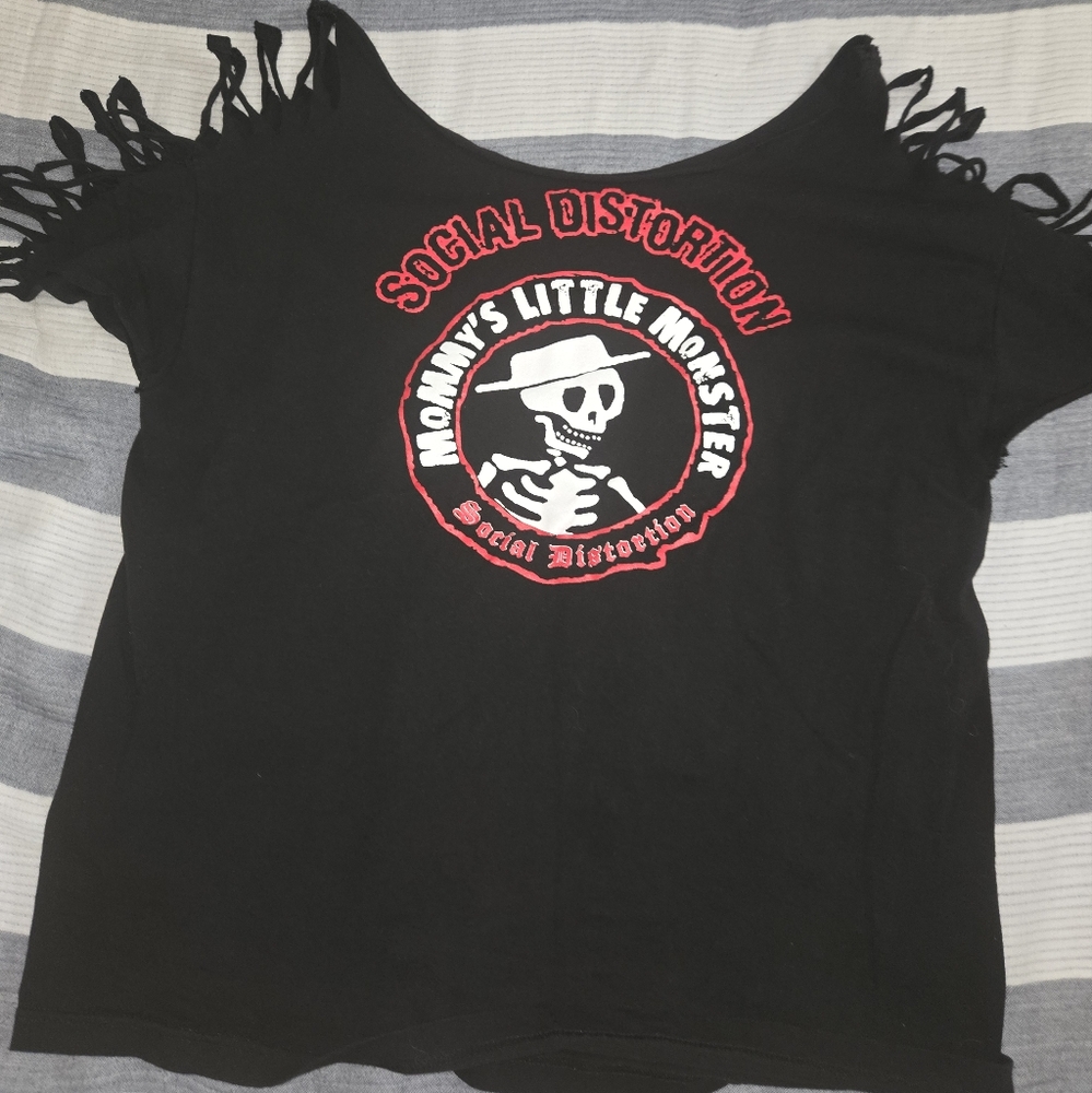 Social distortion top.